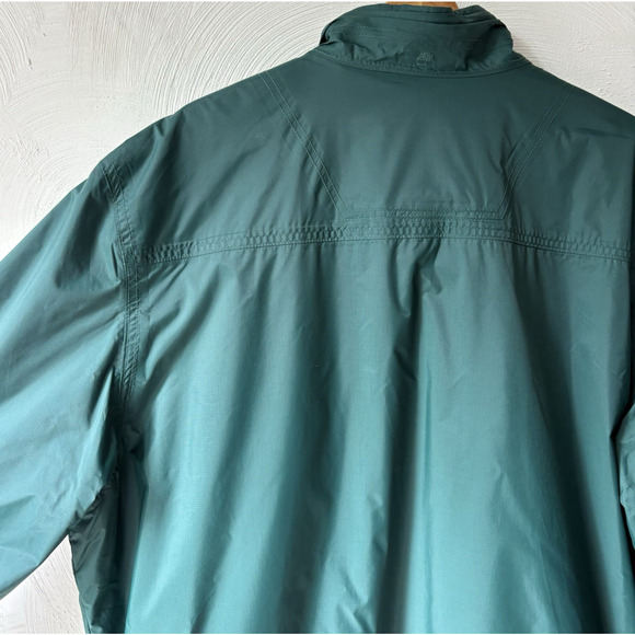 TIMBERLAND Men's XXL Fleece Lined Full Zip Windbreaker Waterproof Outdoor - Picture 9 of 15